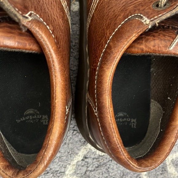 Dr. Martens Brown Leather Vintage Oxford Chunky Lace Up Boots - Picture 11 of 11